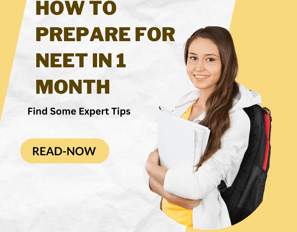 how to prepare for neet in 1 month